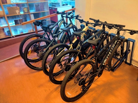 Půjčovna kol v TIC Vsetín