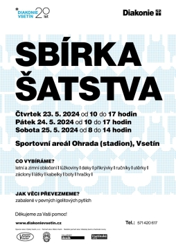 SBÍRKA ŠATSTVA 23.5.