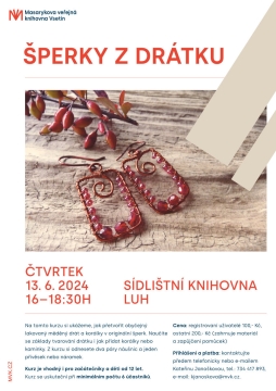 Šperky z drátku – kurz