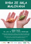 Ryba ze skla malovaná