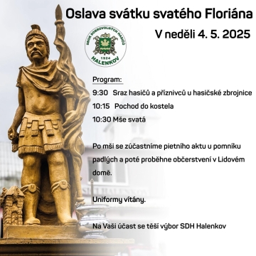 Oslava svátku svatého Floriána