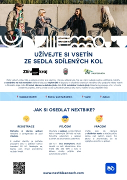 SDÍLENÁ KOLA NA VSETÍNĚ