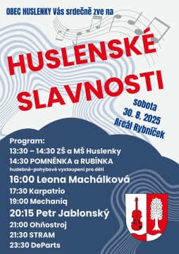 Huslenské slavnosti 2025