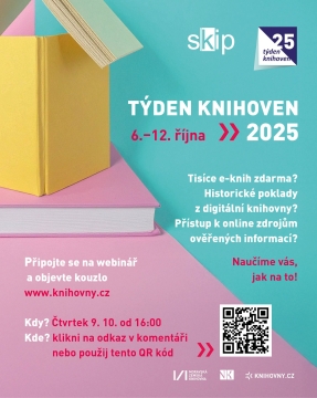 Oslavte s námi Týden knihoven 6.10.
