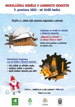 Mikulášská neděle v ARBORETU SEMETÍN