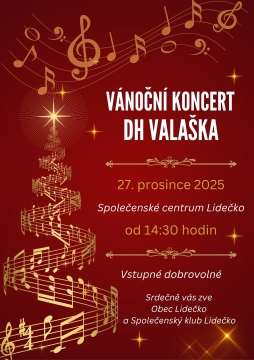 VÁNOČNÍ KONCERT DH VALAŠKA