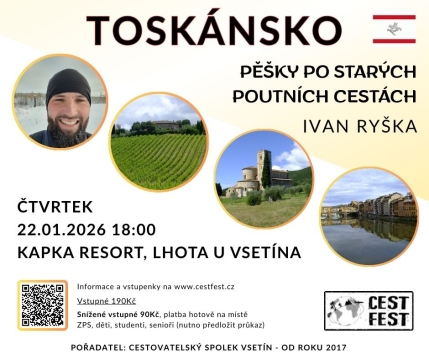 Pěší Toskánsko (Ivan Ryška) - od 15.1.